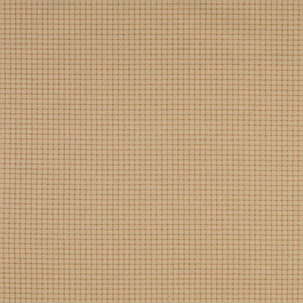Cretonne tissu Carreaux Beige
