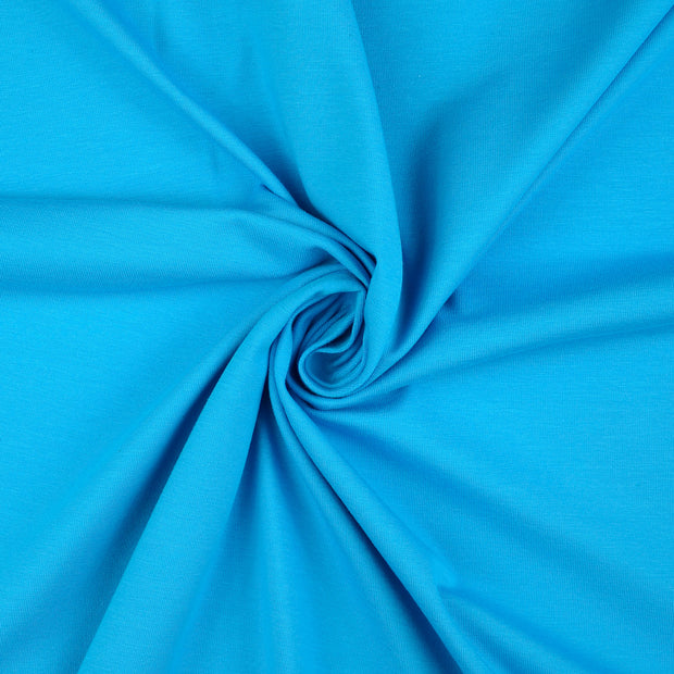 Jersey stof Turquoise 