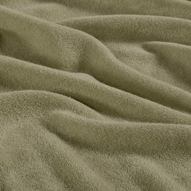 Rizo Stretch tela Unicolor Verde oliva