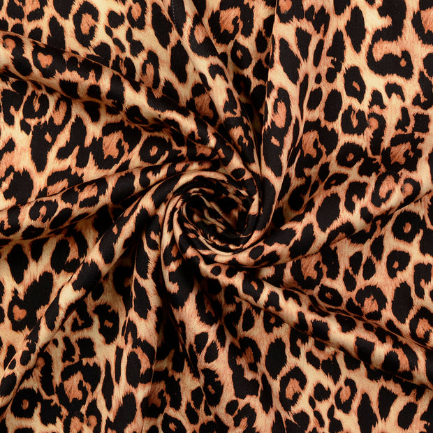 Viscose Satin fabric Beige 