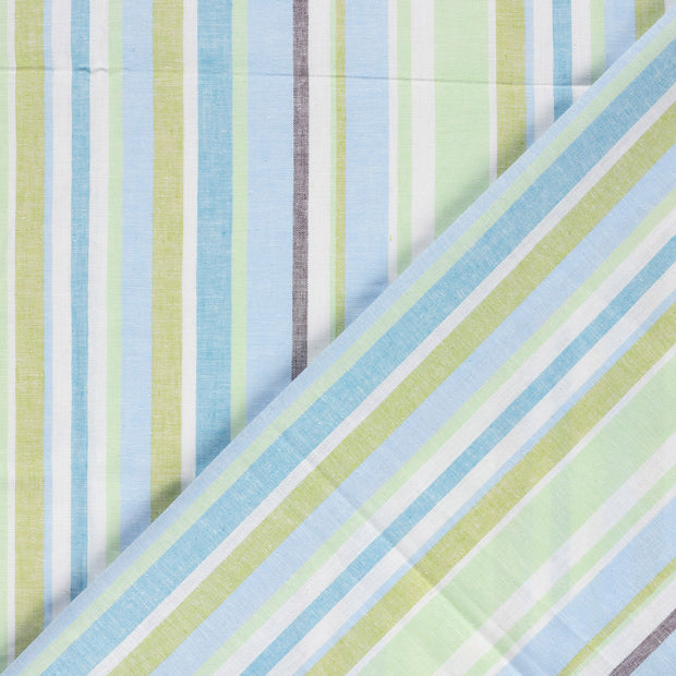 Linen fabric Stripes yarn dyed 
