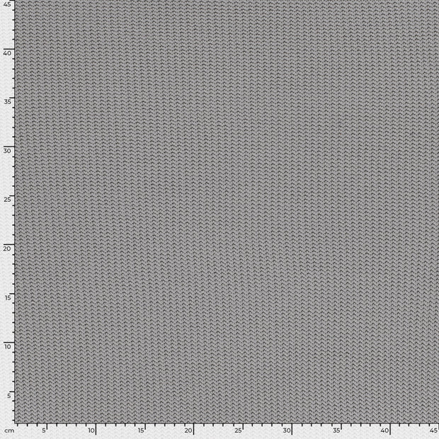 Heavy Knit fabric Cable Light Grey