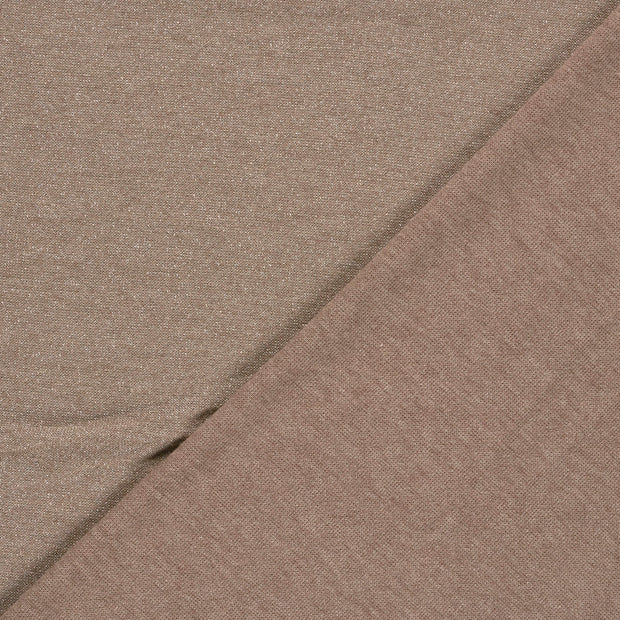 Heavy Knit fabrik Melange Lurex 