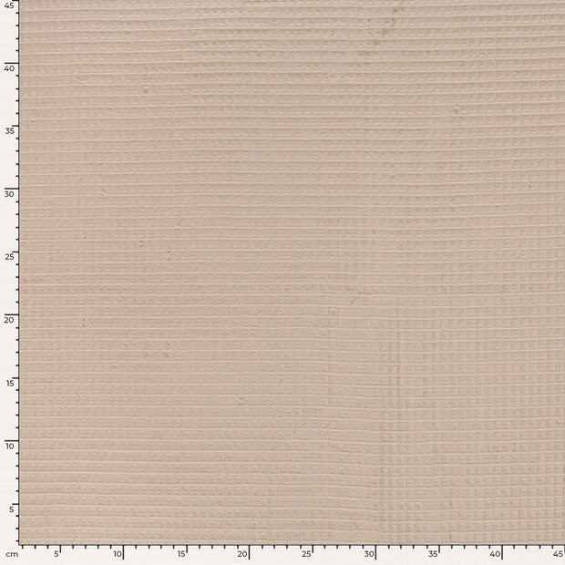 Kimono tissu Unicolore Beige