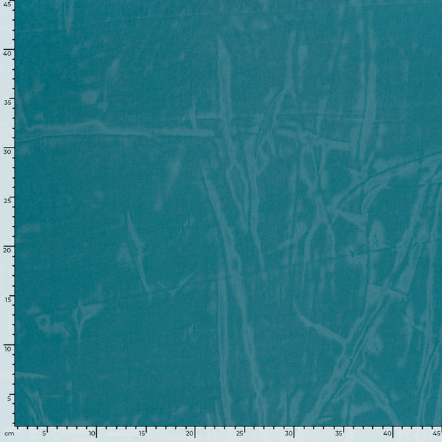 Chiffon fabric Unicolour Petrol