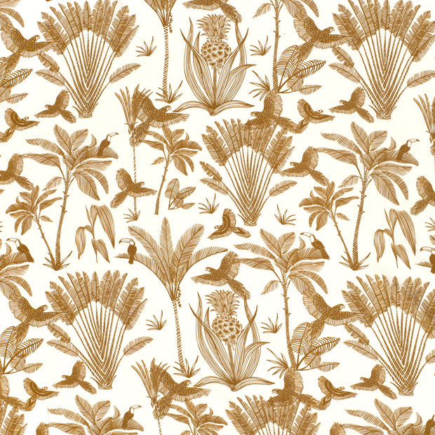 Viscose Poplin fabric Camel matte 