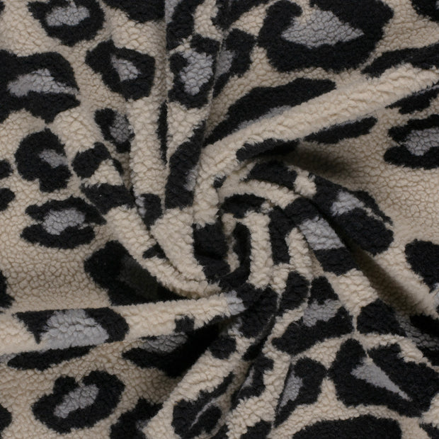 Fausse Fourrure tissu Gris 