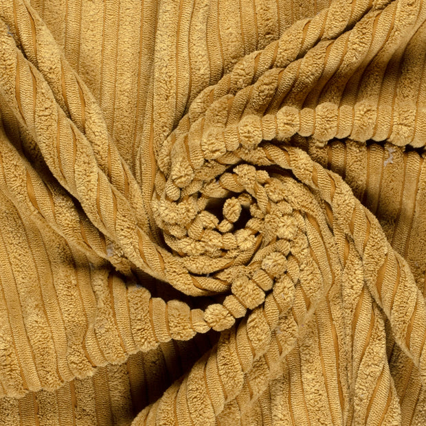 Velours Côtelé 4.5w tissu Unicolore Ocre