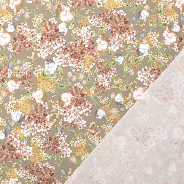 Cotton Poplin fabric Olive Green 
