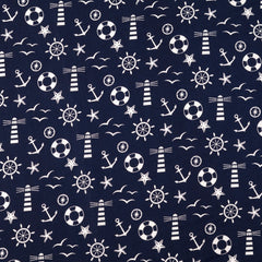 printed Navy