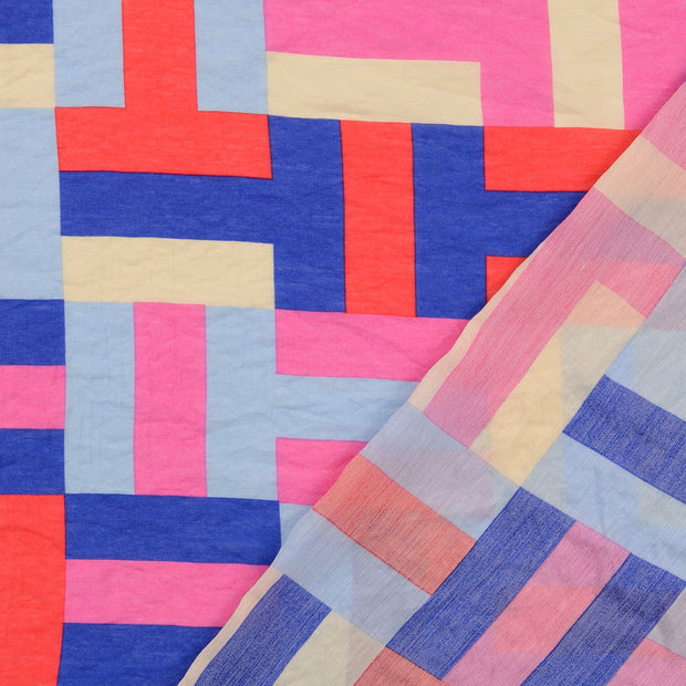  fabric Multicolor printed 