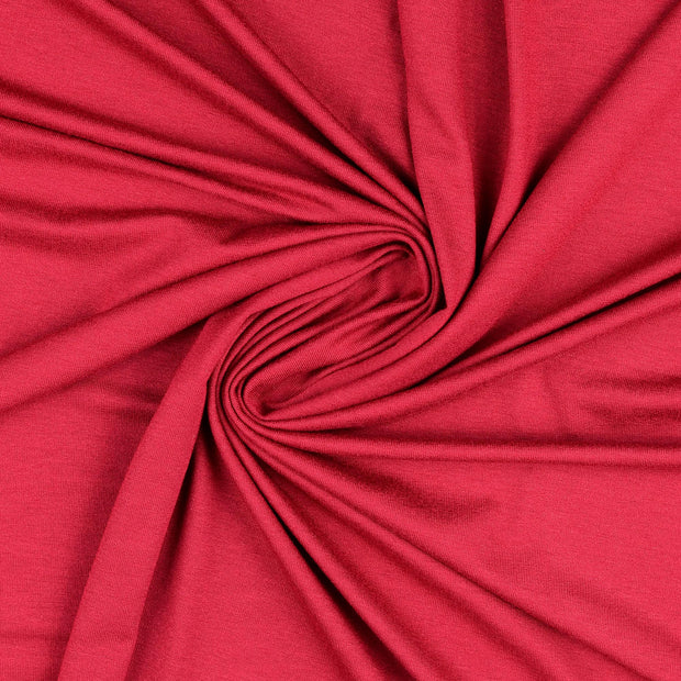 Viscose Jersey fabric Wine red 