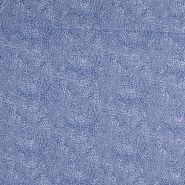 Cotton Poplin fabric Checks Indigo