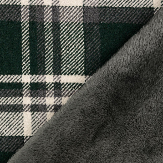 Tweed stof Donker groen gecacheerd 