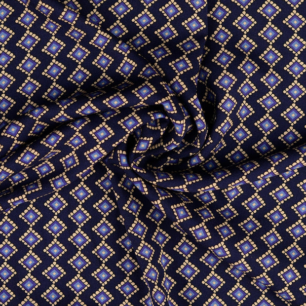 Viscose Twill fabric Navy 
