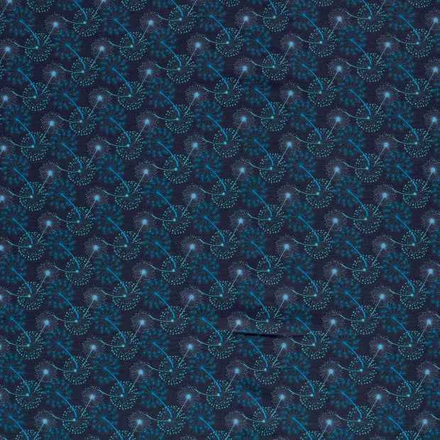 Jersey fabric Navy soft 