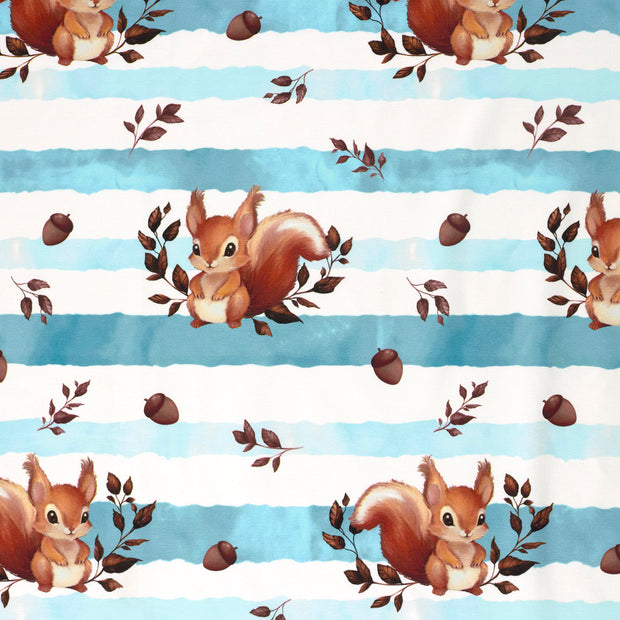 French Terry fabric Aqua matte 