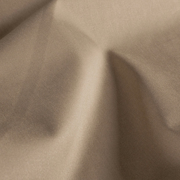 Cotton Satin fabric Unicolour Beige