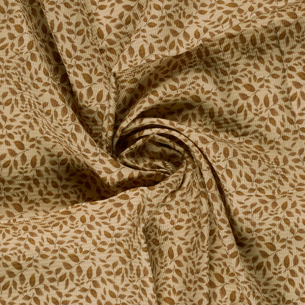 Waffle piqué fabric Oker 