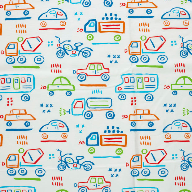 Jersey fabric Off White soft 