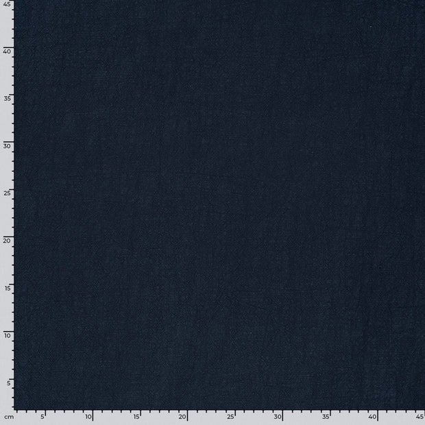 Ramie Linen fabric Unicolour Navy