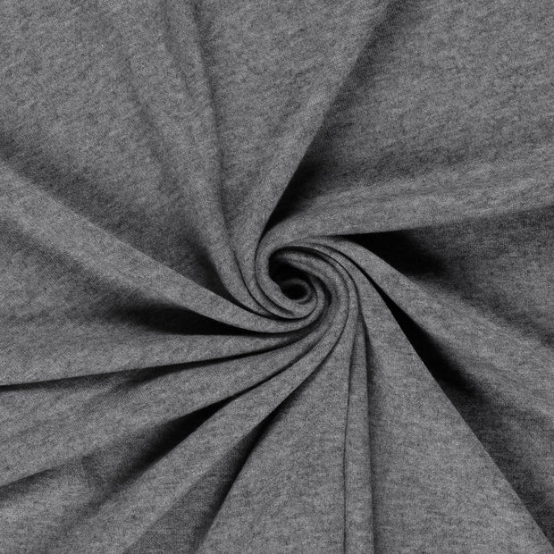 Heavy Knit stof Grijs brushed 