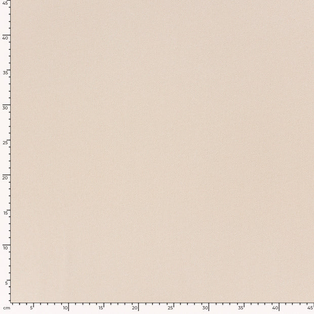 Heavy Knit fabrik Uni Ivory