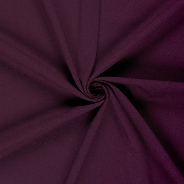 Piqué fabric Aubergine 