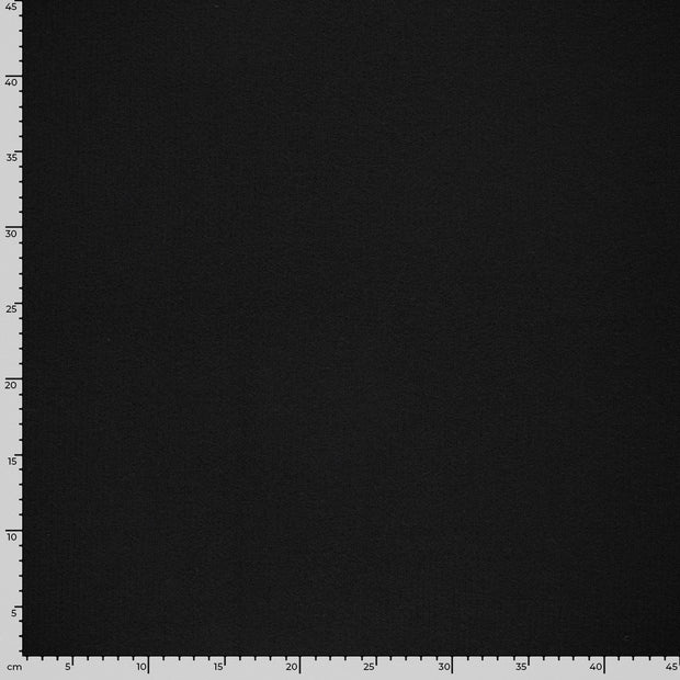 Poly Viscose Jersey fabric Unicolour Black