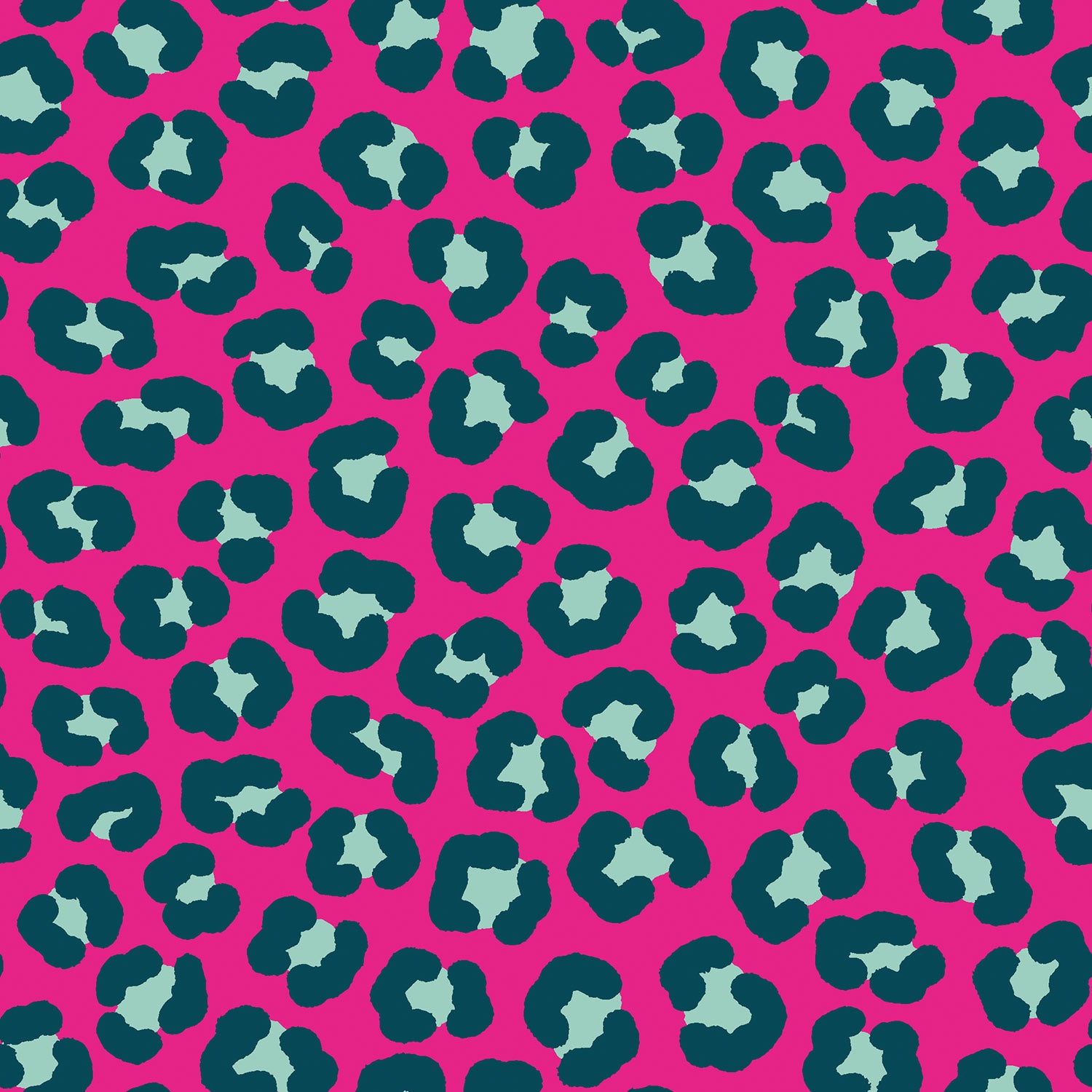 Aqua Protect (waterproof) fabric Leopards Fuchsia | Wholesale