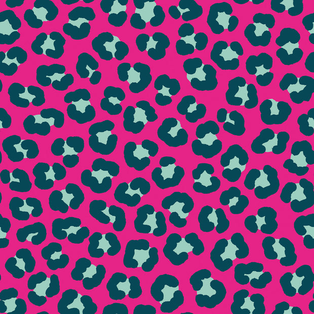 Aqua Protect (impermeable) tela Leopardos Fucsia