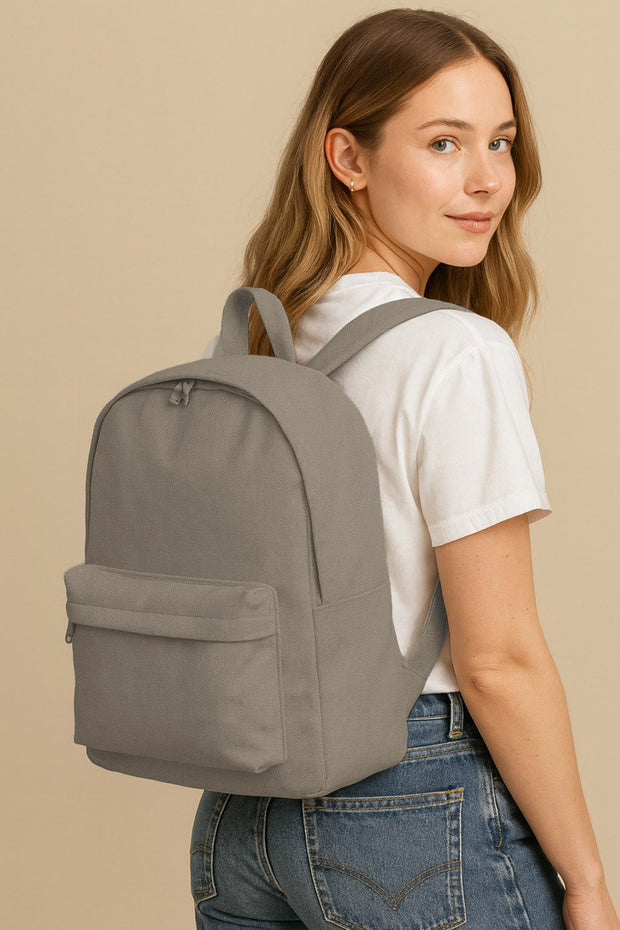 Canvas fabric Unicolour Light Grey