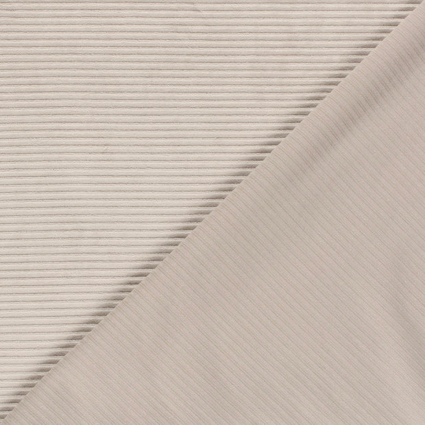 Nicky Velours Rib fabric Unicolour 