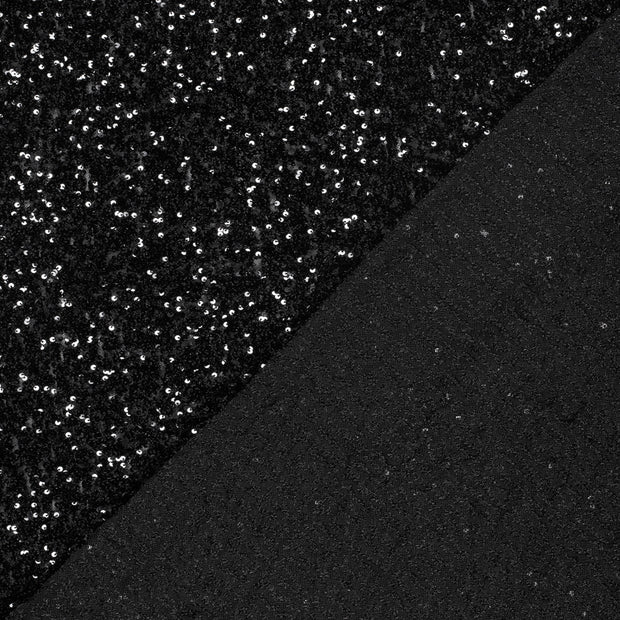 Mesh fabric Unicolour Sequins 