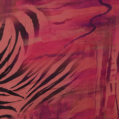 Viscose Poplin digital printed Patchwork Red