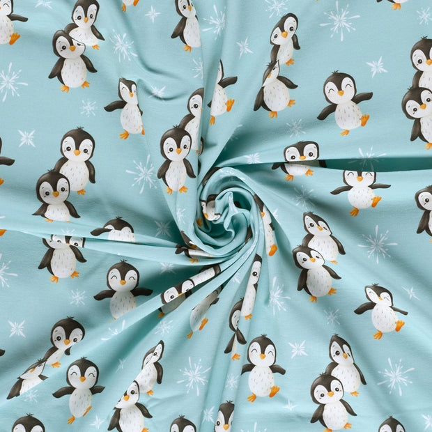  tissu Bleu Ciel imprimé numérique 