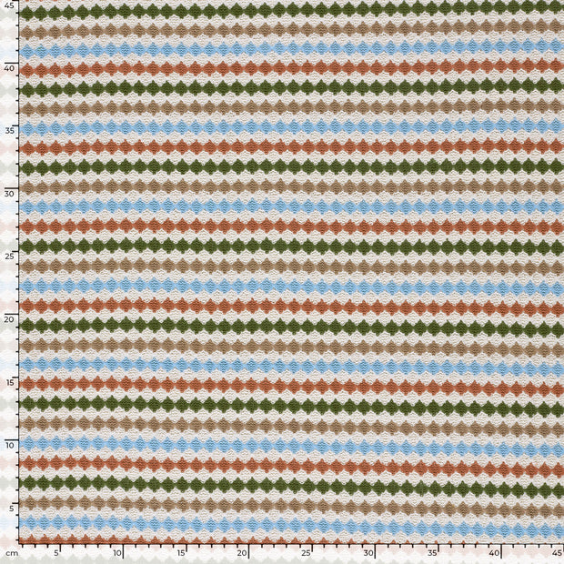  fabric Stripes Green