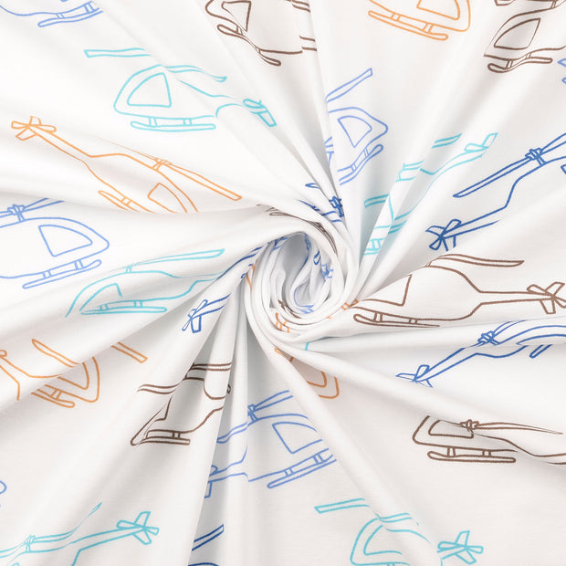 Jersey fabrik Babyblau 