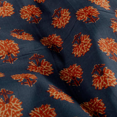 Voile fleurs Indigo