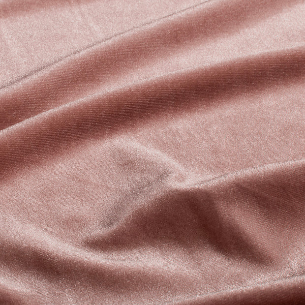 Terciopelo tela Unicolor Rosa claro