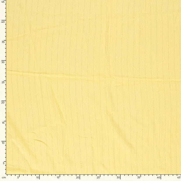 Crepe fabric Unicolour Yellow