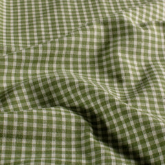 yarn dyed Checks Green