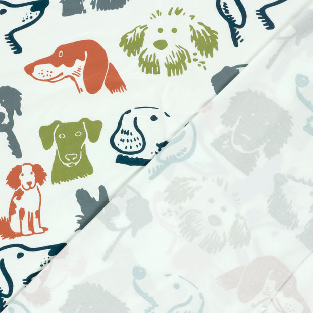 Jerséis tela Perros estampado 