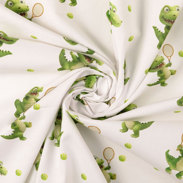 Cretonne fabric White 