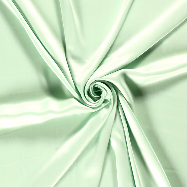 Viscose Satijn stof Mint 
