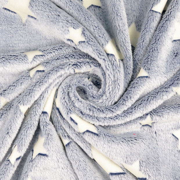 Fleece fabric Navy yarn dyed 