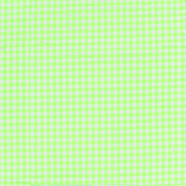Popeline de Coton tissu Vert Fluo 