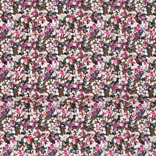 Viscosa Poplin tela Fucsia 