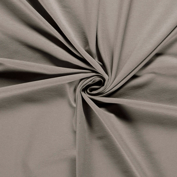 French Terry fabric Unicolour Grey