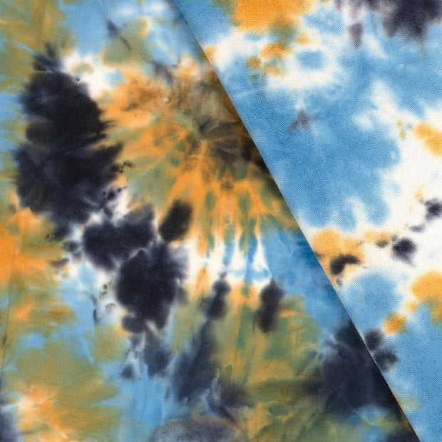 French Terry fabric Tie Dye 